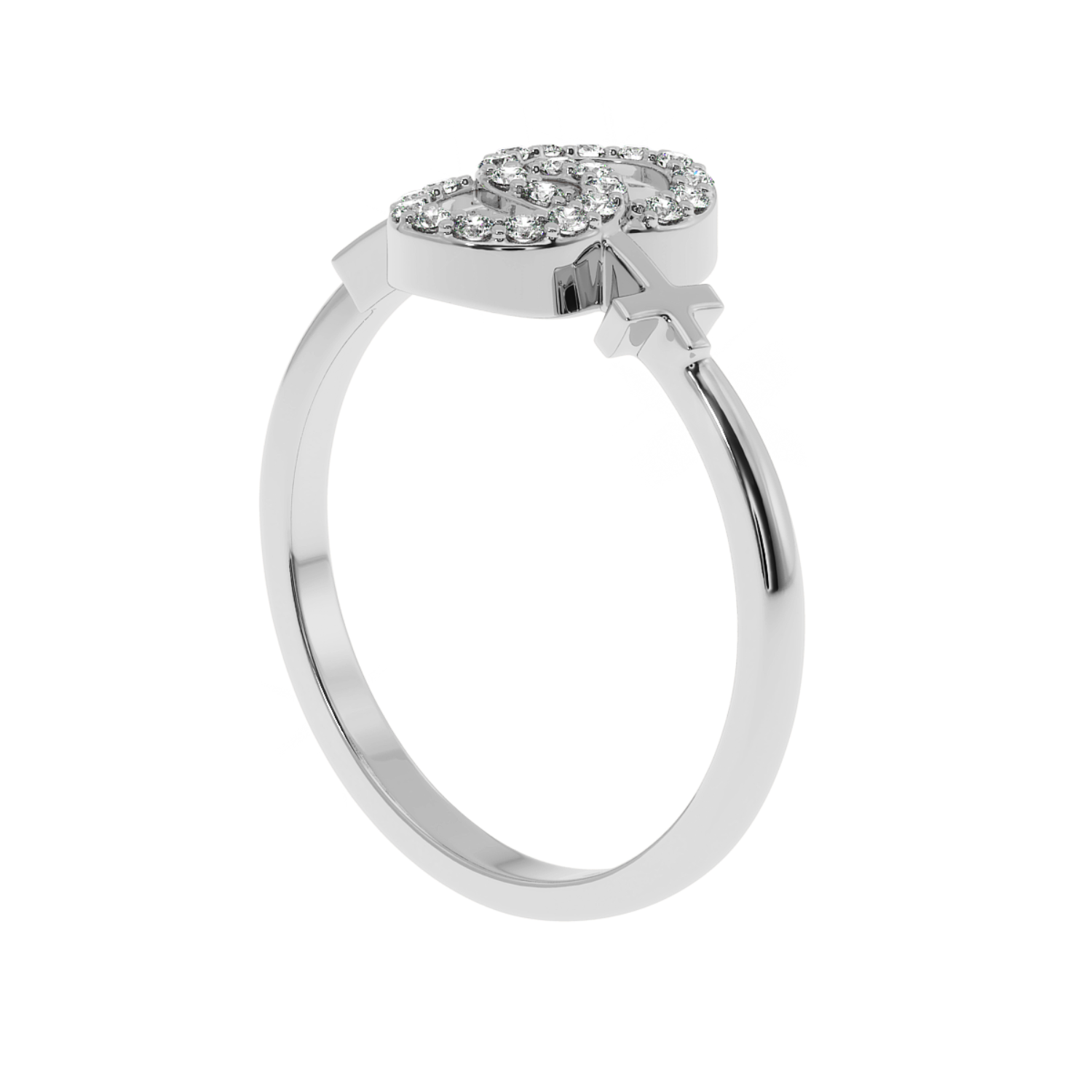 Shop Now Eternal Faith Natural Diamond Ring | Solitairekart